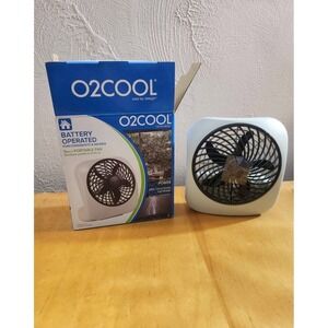 O2 COOL O 2 Cool Portable Fan, 2 Speeds,‎ Blade Dia - 5" FD05805, White